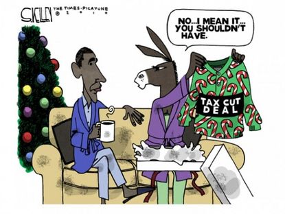 Dems' gift exchange