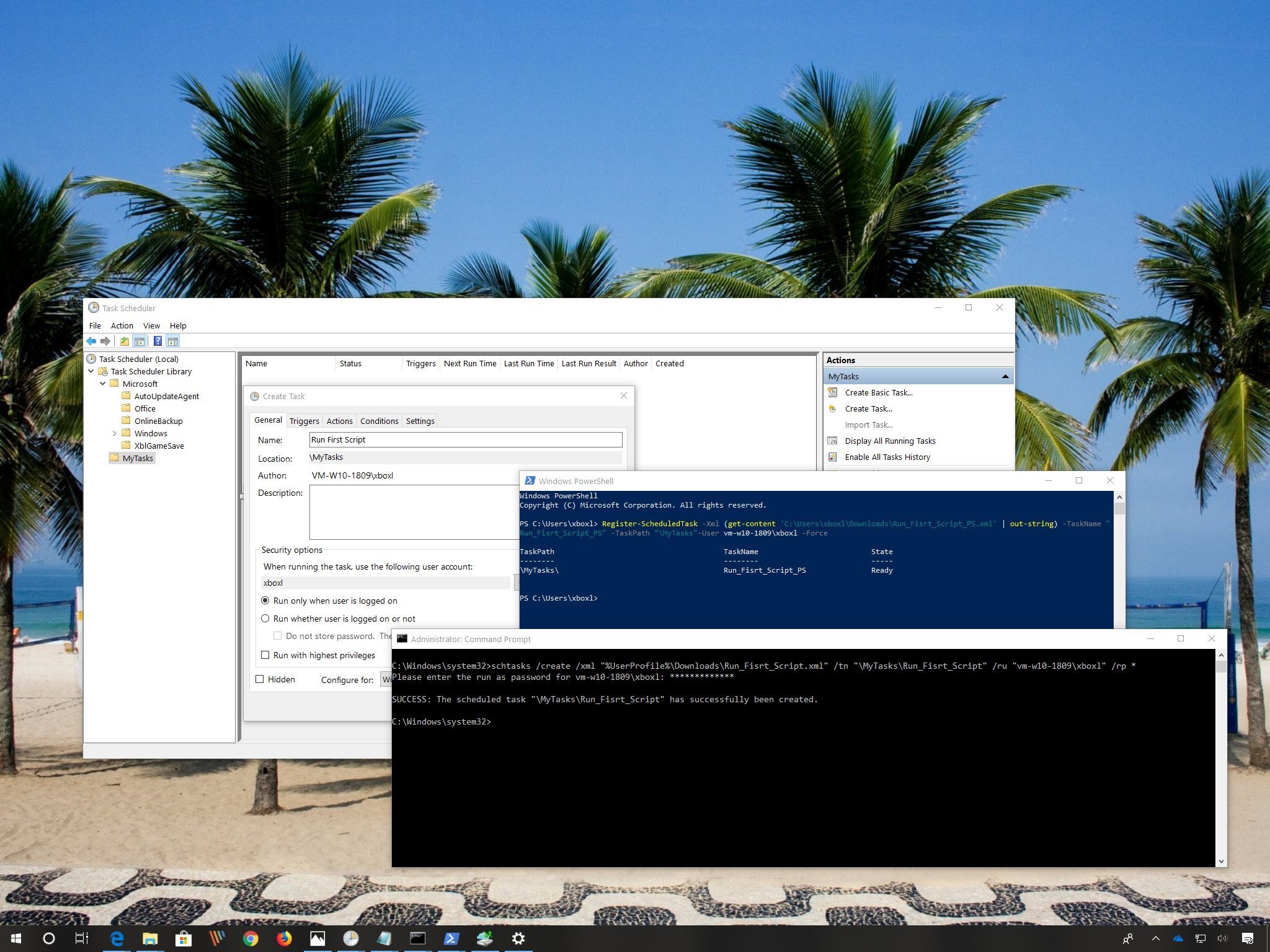 ur dække over fløjte How to export and import scheduled tasks on Windows 10 | Windows Central