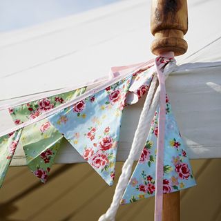 outside bunting decoration