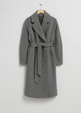 Voluminous Belted Wool Coat