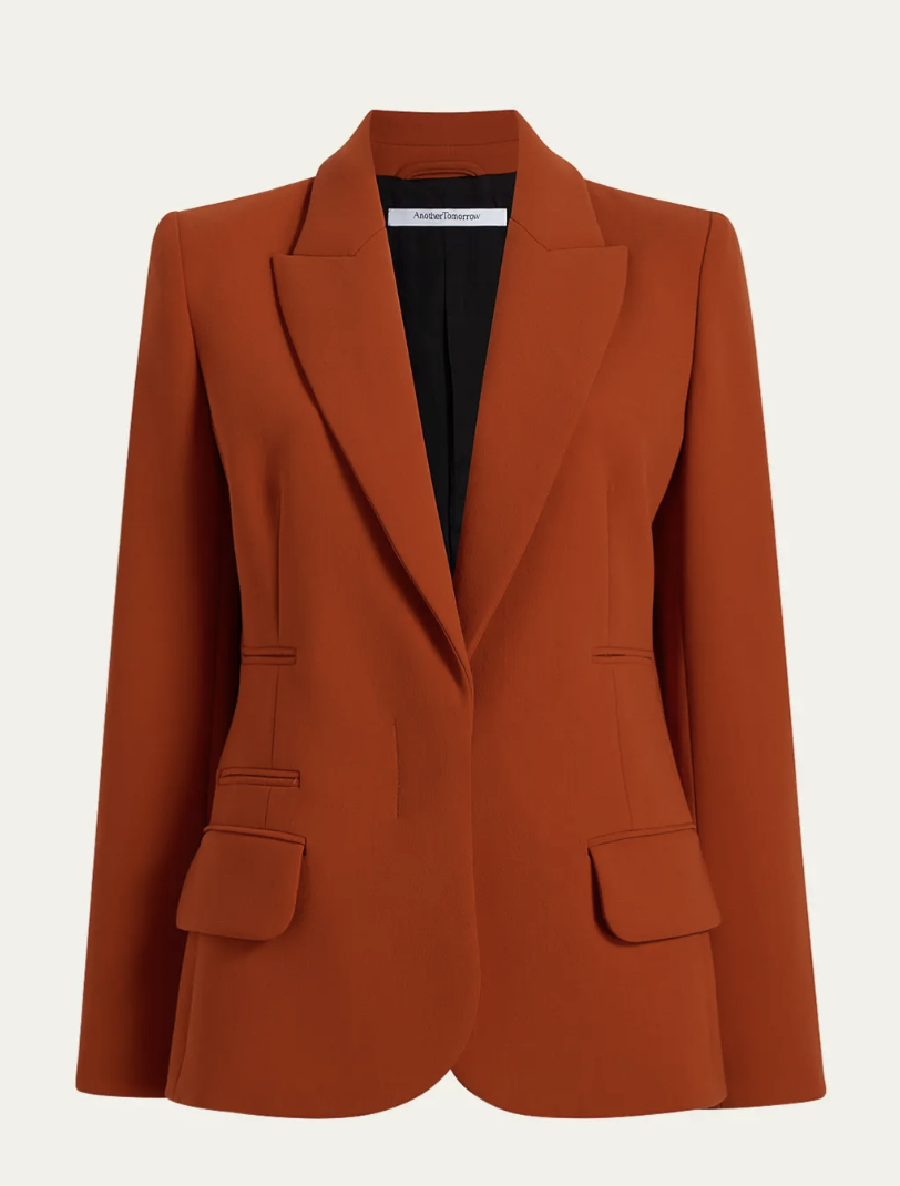 Another Tomorrow, Doppio Tailored Blazer Jacket