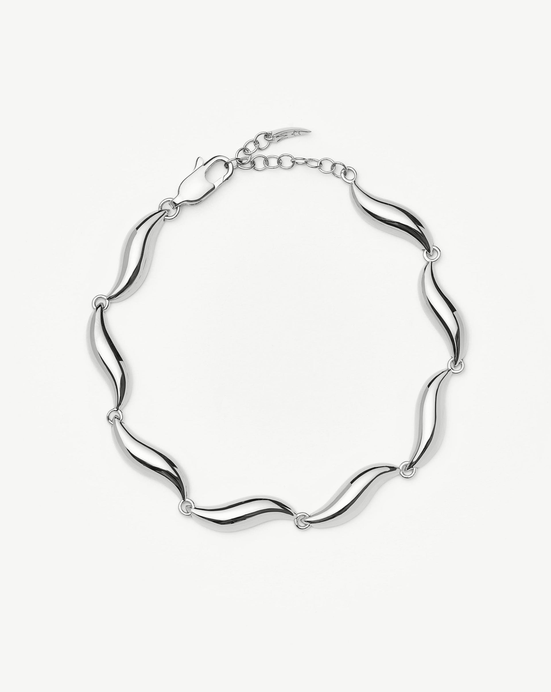 Savi Signature Link Chain Bracelet | Silver Plated - Silver Plated / S - 18.5cm