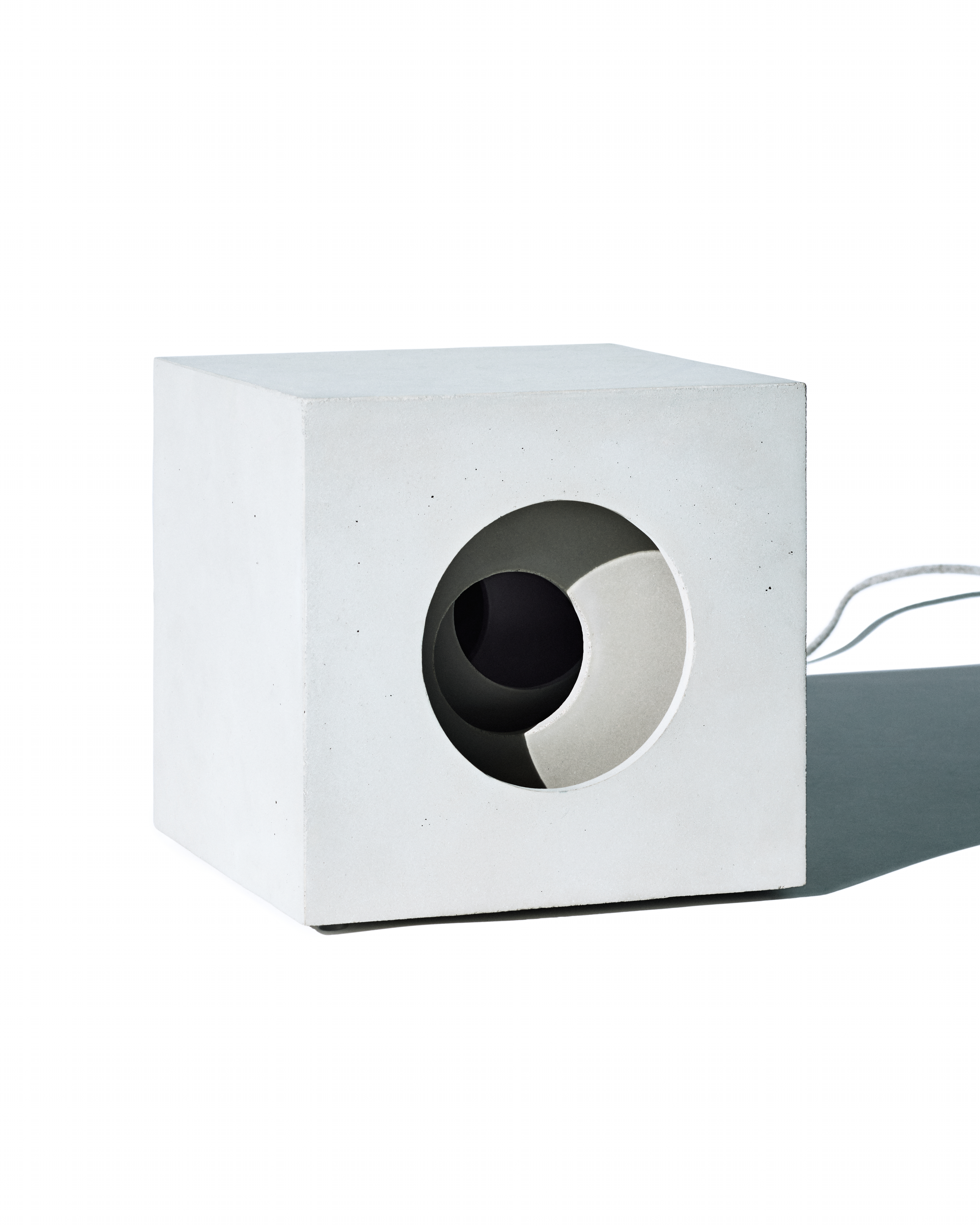 Concrete lamp by Es Devlin Zara 50th anniversary