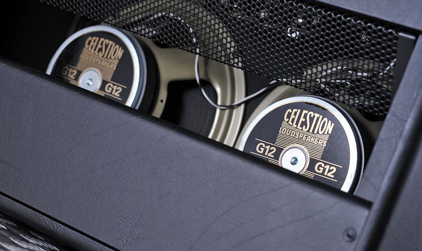 Two Celestion Vintage 30 loudspeakers provide the volume, with power to spare