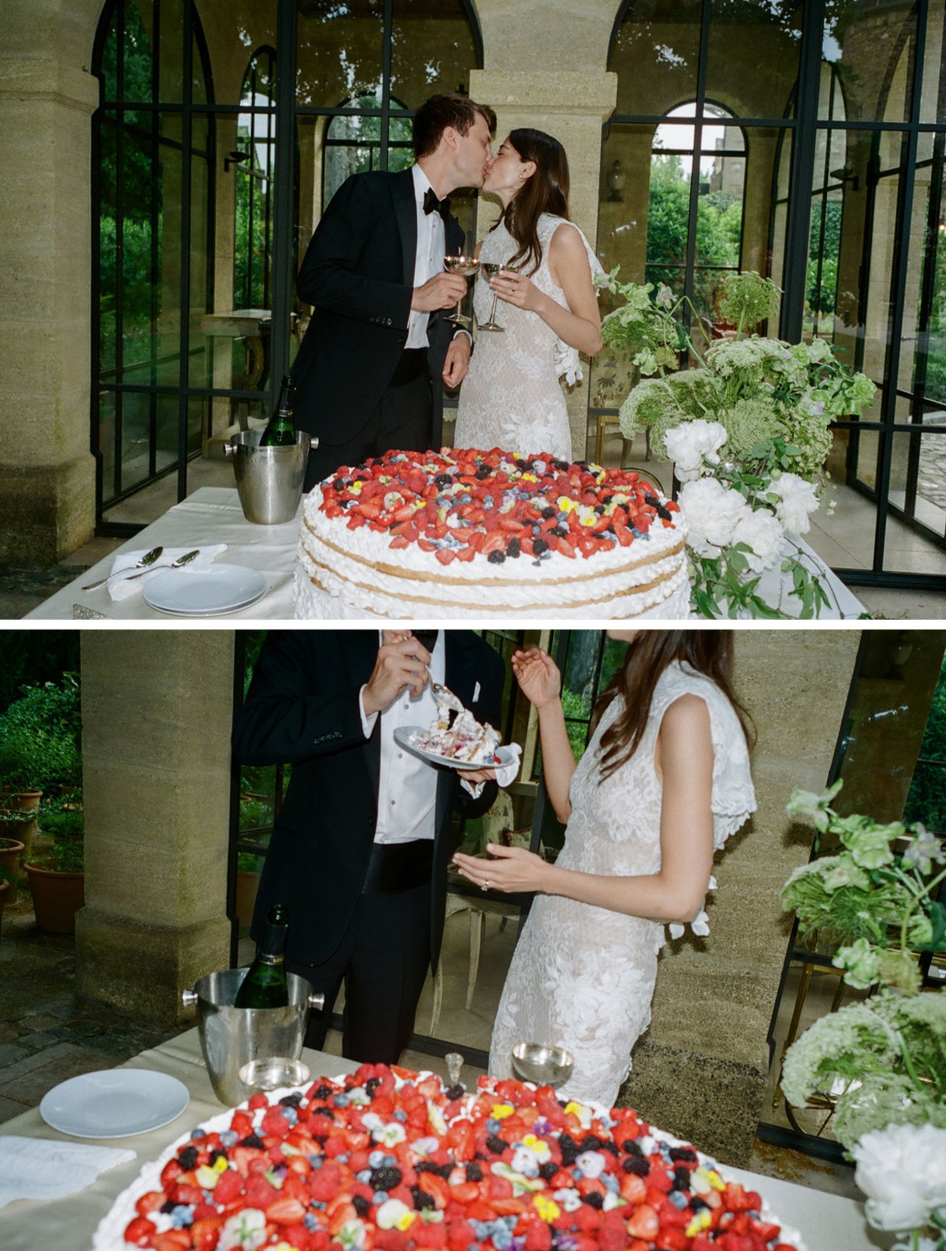 A moment from Abbie and Max's wedding reception.