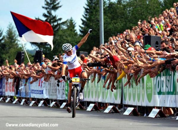 Jaroslav Kulhavy wins in front of an enthusiastic home crowd (Nove Mesto Na Morave World Cup, Cze)