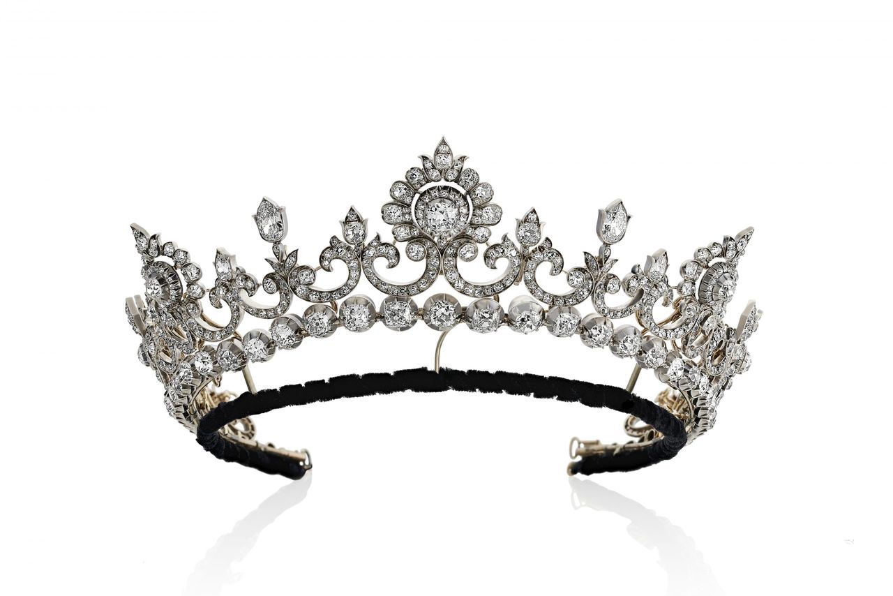 The diamond tiara left behind by Henry Cyril Paget, 5th Marquess of Anglesey.