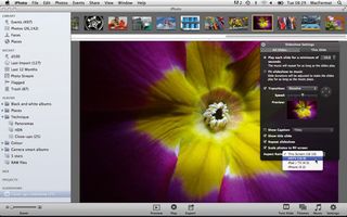 How to customise iPhoto slideshows