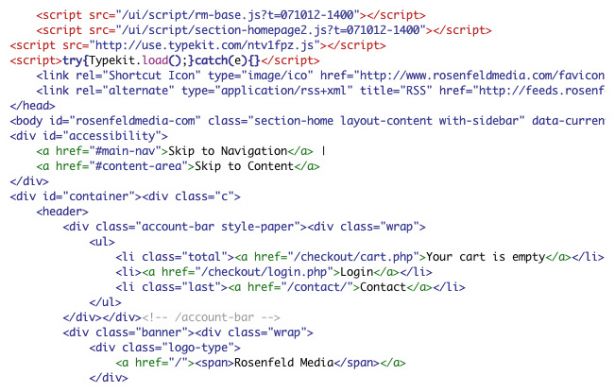 Adobe Dreamweaver CS6 code interface