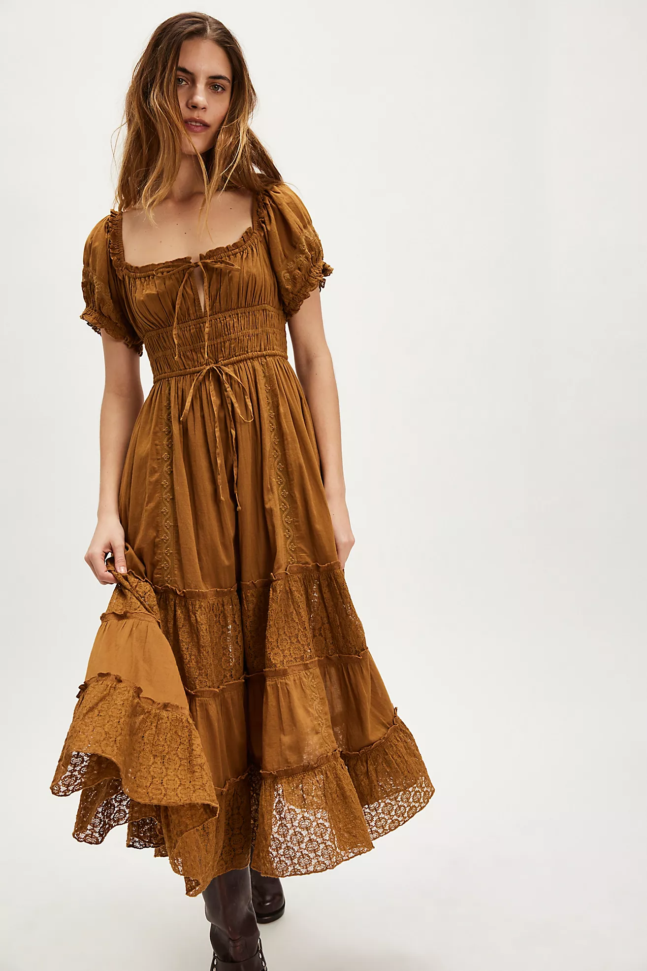 Falling Sun Midi Dress