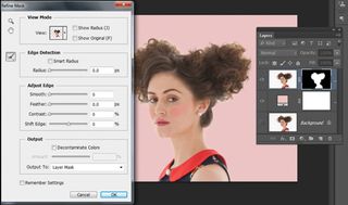 Photoshop CS6: cut out hair 3