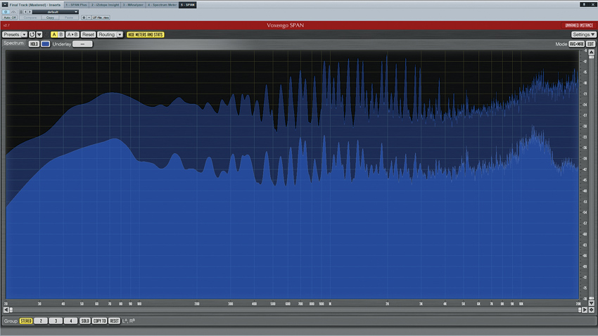 Voxengo SPAN is a terrific free spectrum analyser.