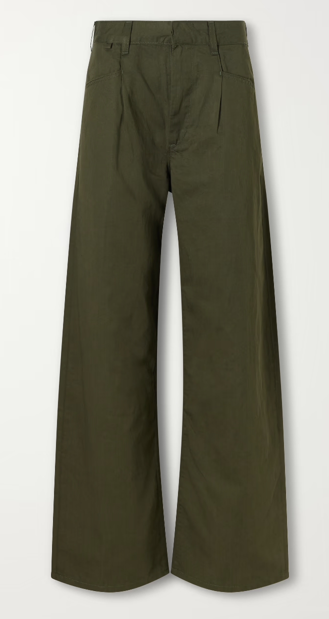 Citizens of Humanity, Velha Cotton and Linen-Blend Wide-Leg Pants