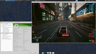 DGX Spark running Cyberpunk 2077