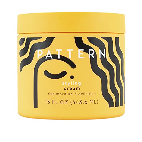 Pattern Beauty by Tracee Ellis Ross Styling Cream - Hold & Definition for Curly Hair 3b-4c, 15 Fl Oz