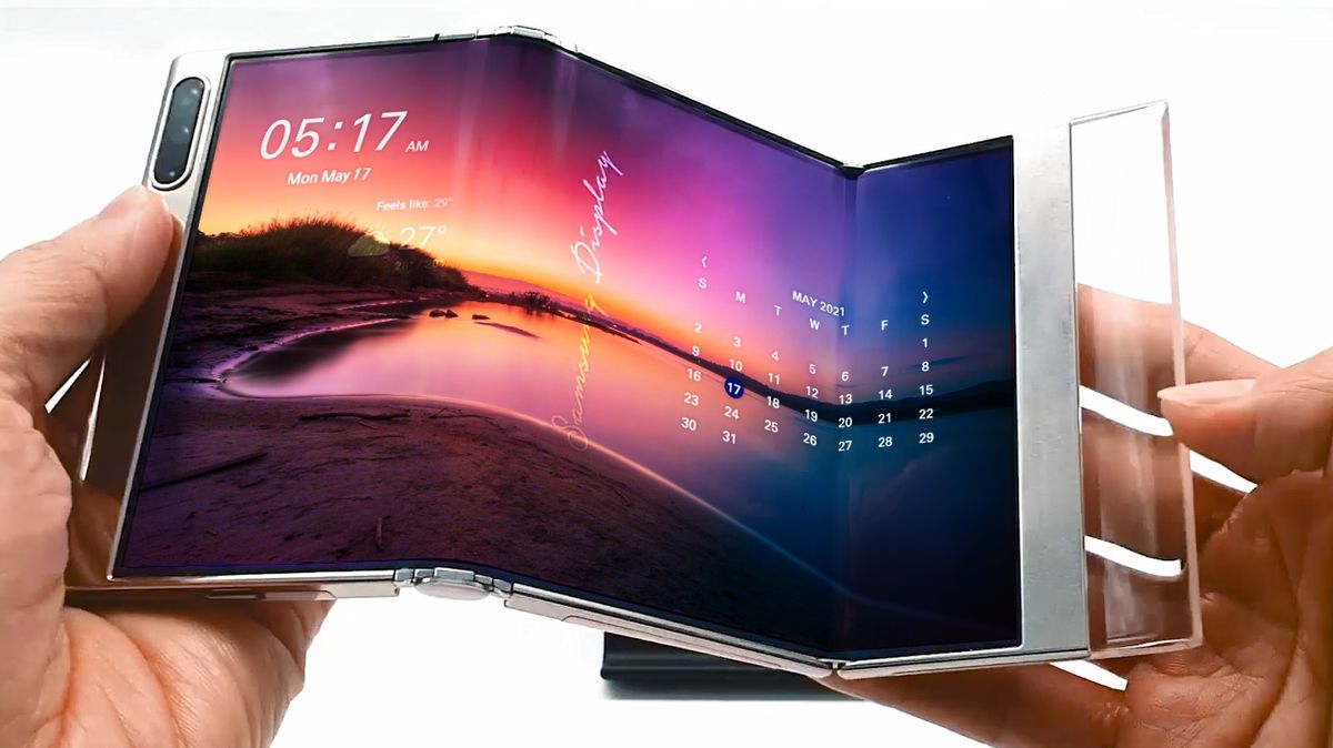 Samsung Display&#039;s new OLED S-Foldable