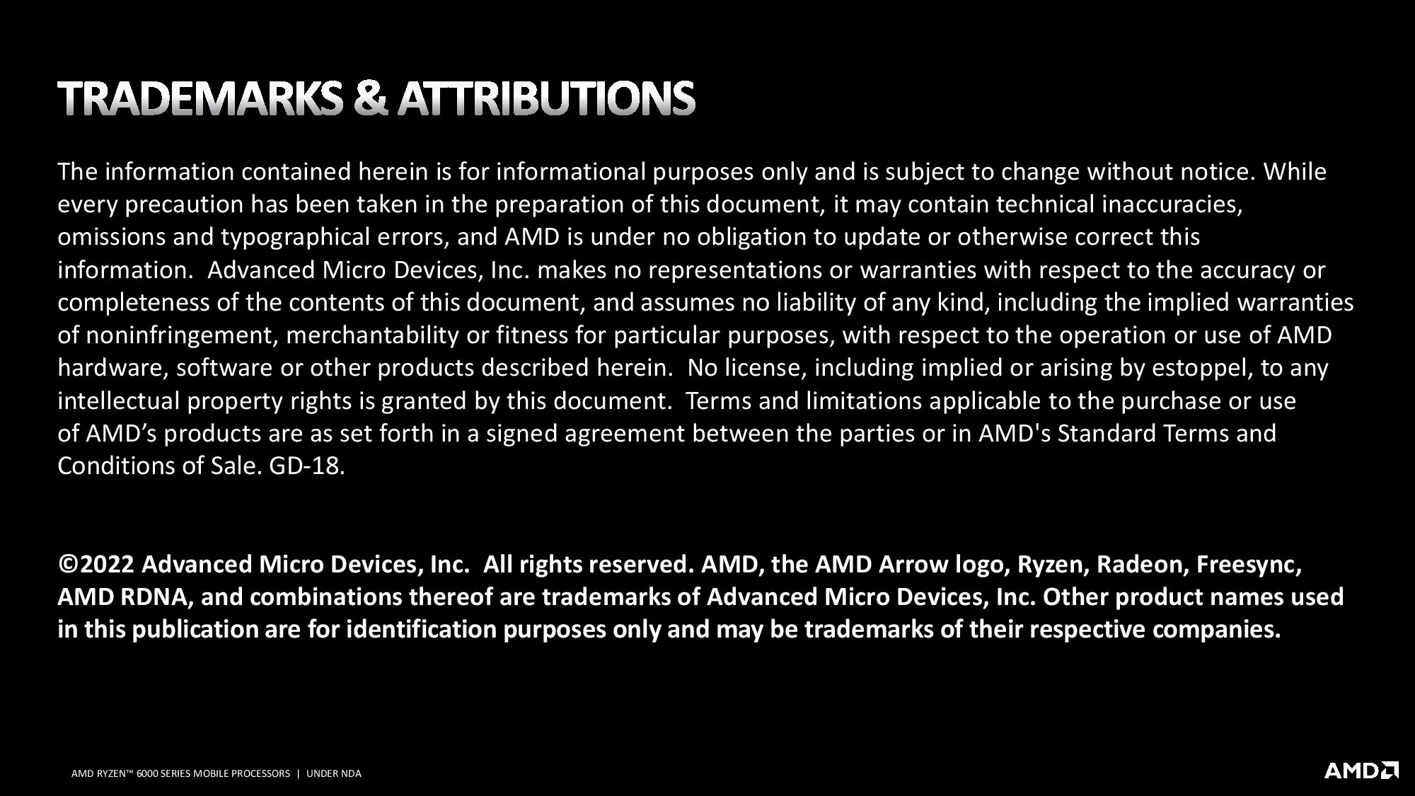 AMD Ryzen 6000 Test Notes Endnotes