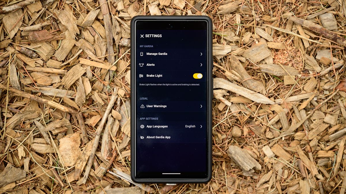 Bryton Gardia R300L app screen options