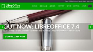 LibreOffice website screenshot