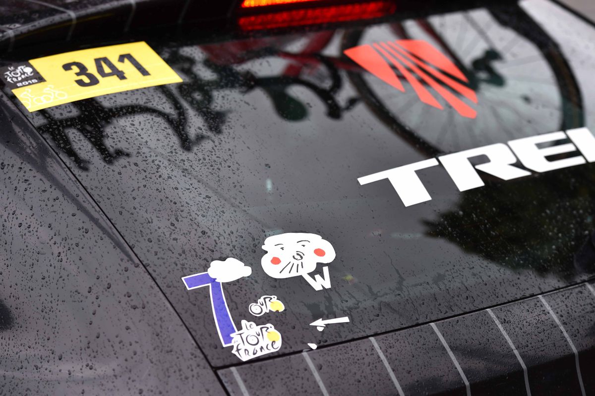 A windy rainy stage 5 of the Tour de France