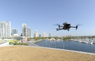 Drones used in the coverage from Beverly Hills Aerials