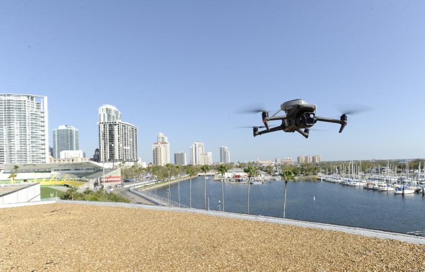 Drones used in the coverage from Beverly Hills Aerials