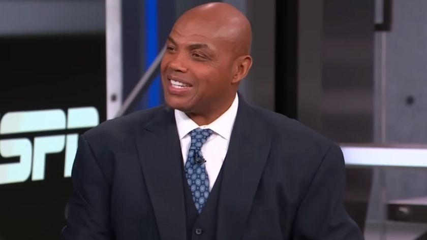 Charles Barkley jokes on Inside the NBA.