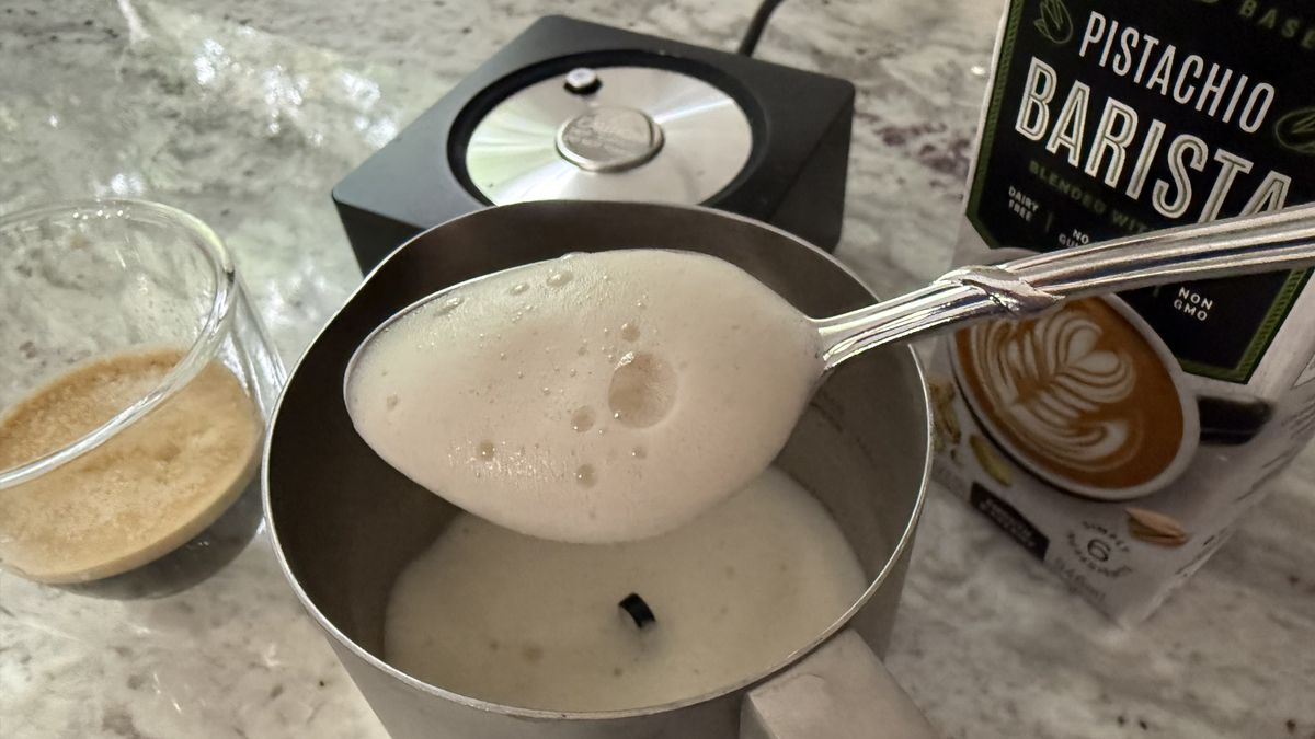 Terra Kaffe Aero with plant based milk