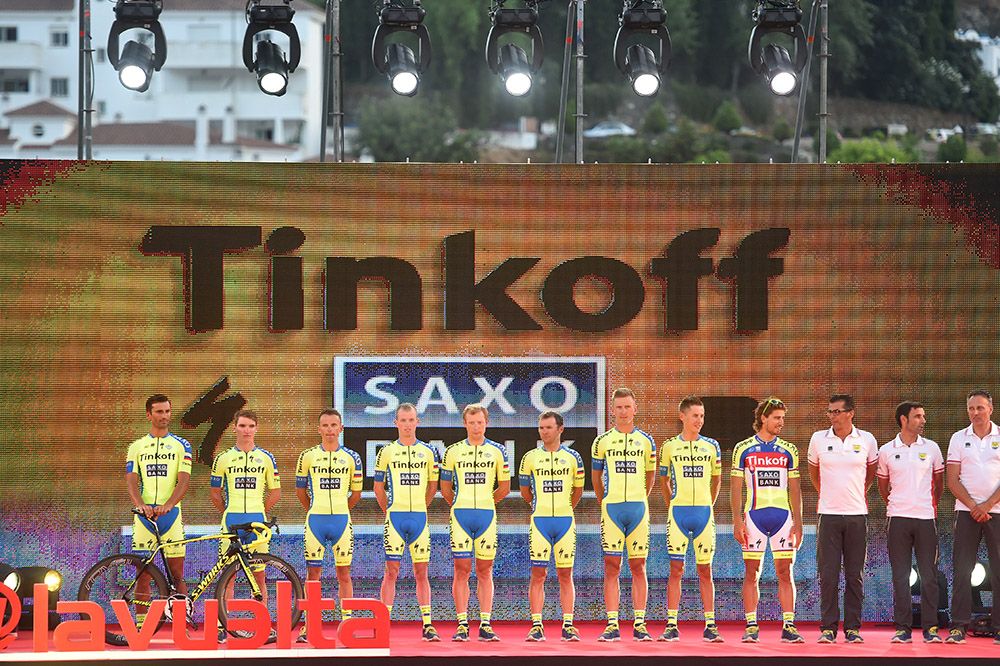 Tinkoff-Saxo team presented at la Vuelta
