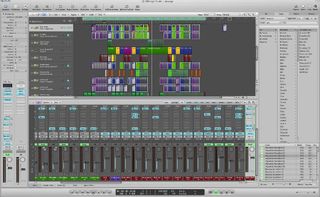 Most of the action in Logic Pro 8 happens in one screen