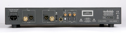 Audiolab 8200cd rear