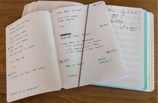 Mixiw notebook pages