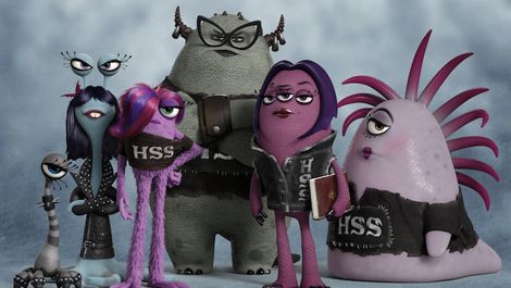 Monsters University reveals sorority and fraternity artwork | GamesRadar+