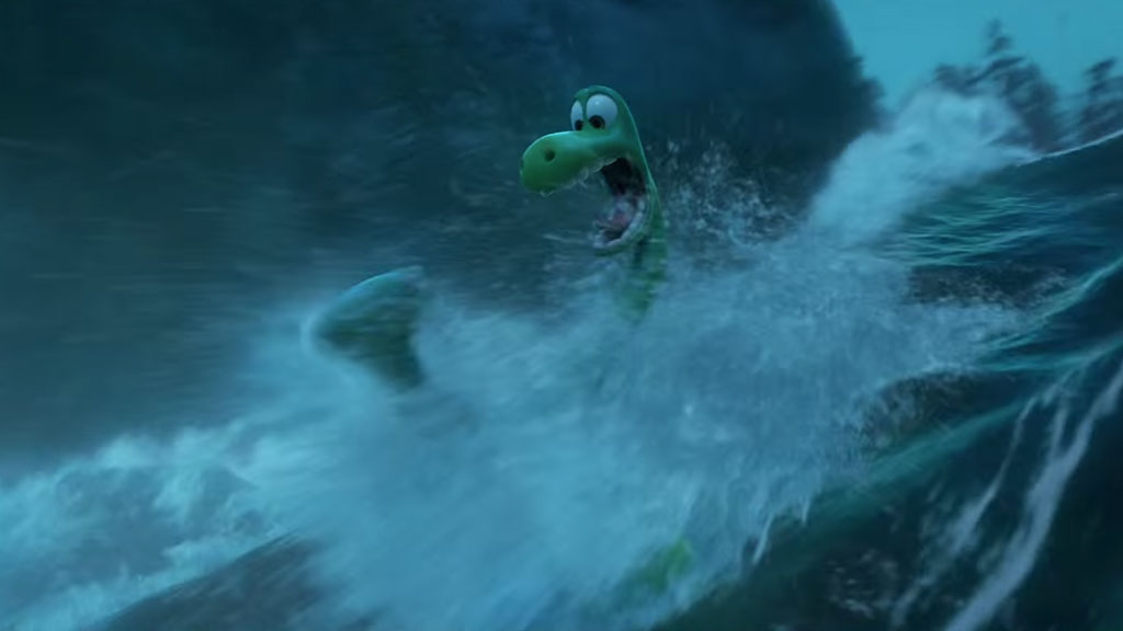Arlo in the water