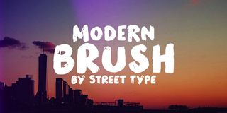 Modern Brush font