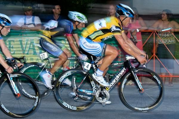 Race leader Robert Forster (UnitedHealthcare) looking calm with one lap to go.