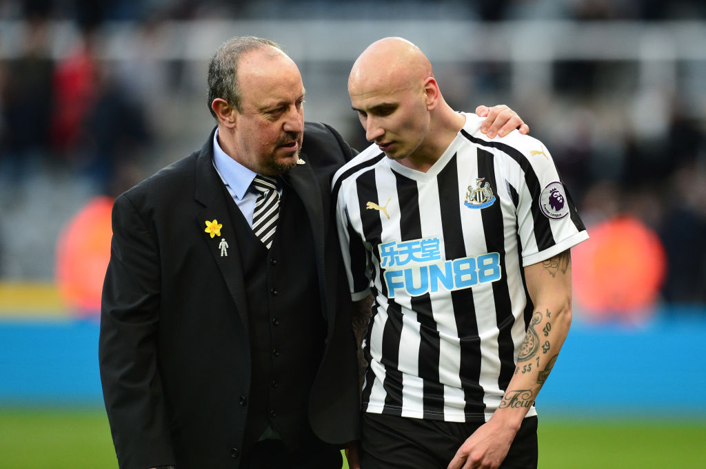 Rafa Benitez and Jonjo Shelvey's paths didn't quite cross at Liverpool