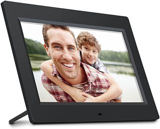 Pix-Star 15 inch WiFi Digital Picture Frame | Share Videos and Photos  Instantly by Email or App | Motion Sensor | IPS Display | Effortless One  Minute