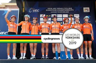 The Dutch team for the 2019 Worlds road race includes five of the riders who rode the road race at the 2019 European Championships