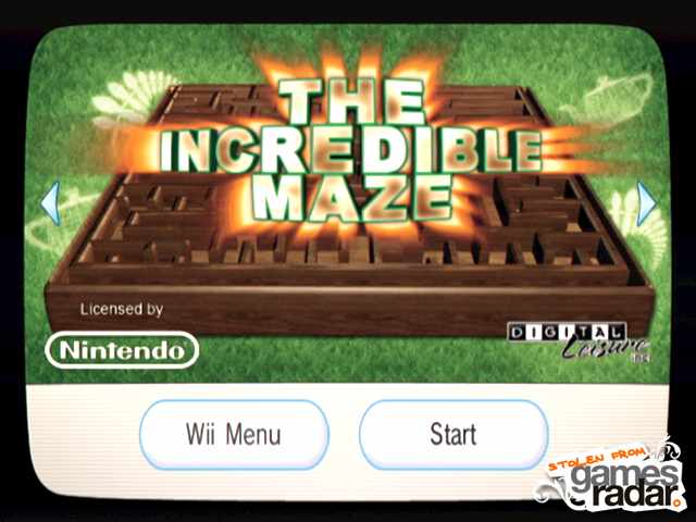 the incredible maze wii