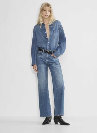 Aritzia, The Denim Forum The '80s Comfy Denim Shirt