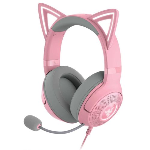 Razer Kraken Kitty V2 USB Wired Headset - Quartz Pink