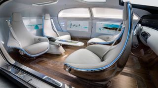 Self-driving car interior design