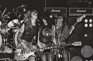 Girlschool Playing the Whisky A Go Go