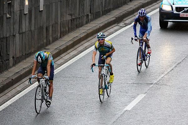 Chris Horner (Astana) before the crash ended his Vuelta.