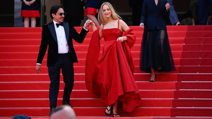 Jennifer Lawrence attends the "Anatomie D'une Chute (Anatomy Of A Fall)" red carpet during the 76th annual Cannes film festival at Palais des Festivals on May 21, 2023 in Cannes, France.