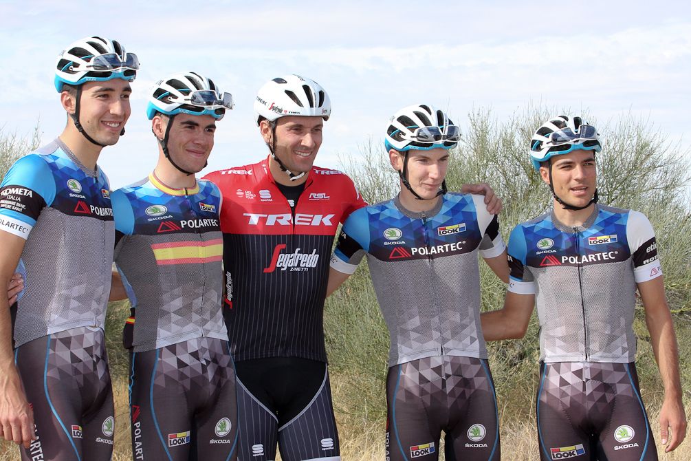 Juan Camacho, Isaac Canton, Ivan Basso, Miguel Angel Ballesteros and Diego Pablo Sevilla