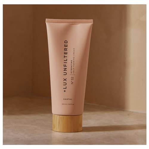 + Lux Unfiltered N°32 Gradual Self Tanner, Hydrating Self Tanning Lotion With Shea Butter 
Squalane - Non-Sticky, No Transfer, Natural-Looking Tan - Vegan 
Cruelty-Free Sunless Tanner - Santal