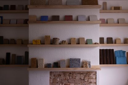 Retrofit House in Birmingham, interiors of home showcasing biomaterials that can be used in home repairs