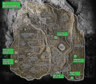 Warzone bunker codes map